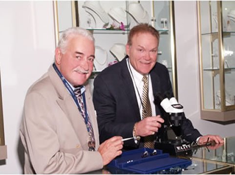 Ed Janvier and Lee Janvier of Janvier Jewelers, Newark DE