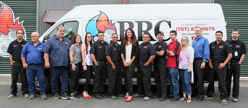 Nicole Humber, CEO, and the crew of Bravo Restoration & Construction in Windsor CA